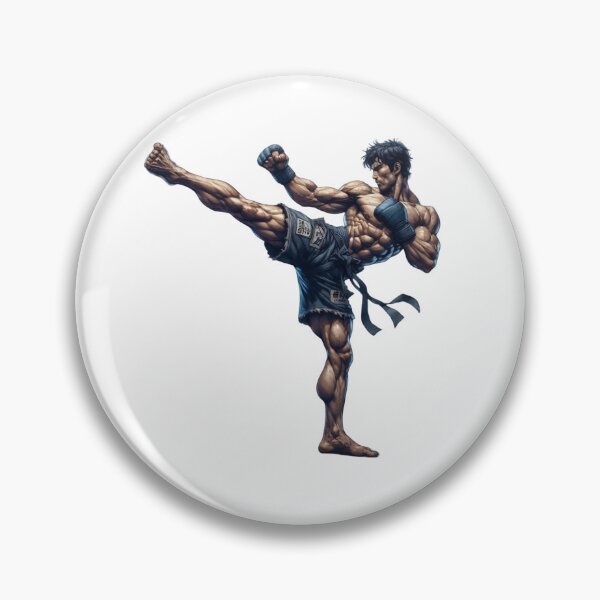 Item preview, MMA Fighter Cartoon Sticker | Mixed Martial Arts Fan Design designed and sold by aminesez22.