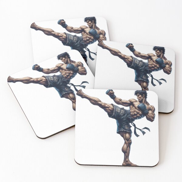 Item preview, MMA Fighter Cartoon Sticker | Mixed Martial Arts Fan Design designed and sold by aminesez22.