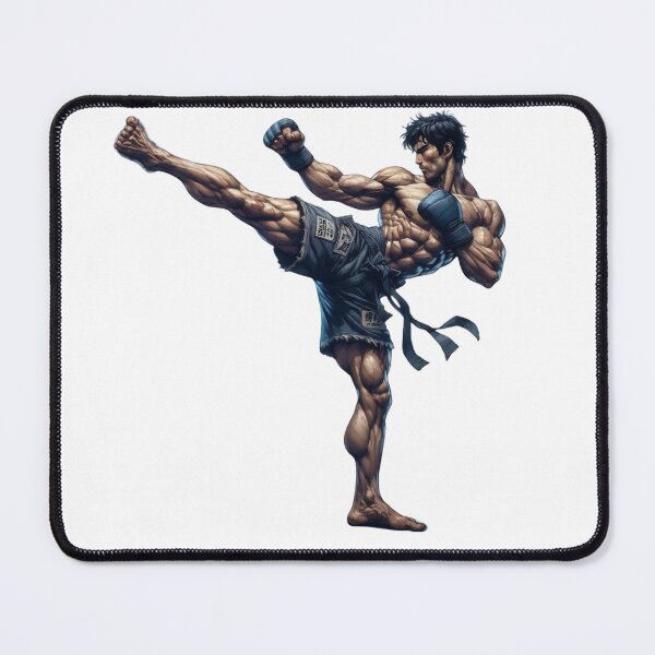 Item preview, MMA Fighter Cartoon Sticker | Mixed Martial Arts Fan Design designed and sold by aminesez22.
