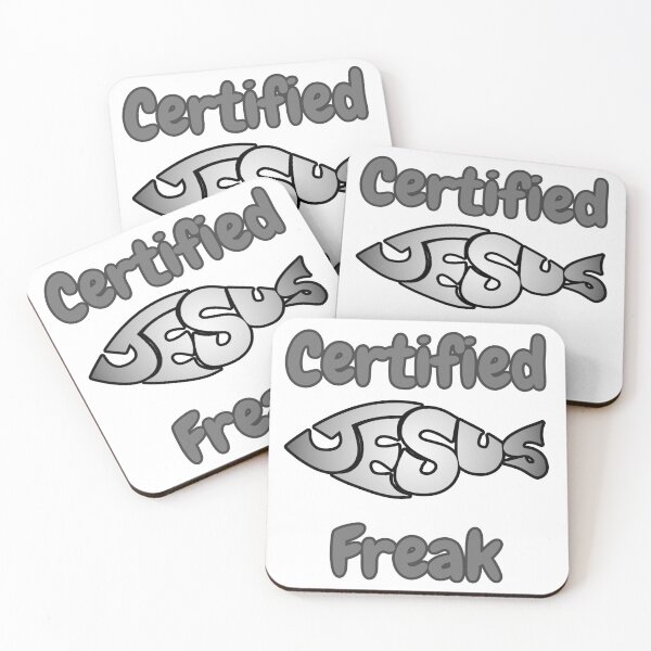 Item preview, Certified Jesus Freak Christian T-Shirt | Retro Faith Design | Jesus Fish Christian Gift designed and sold by JupiterLemons.