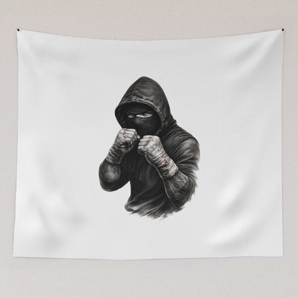 Item preview, MMA Fighter Cartoon Sticker | Mixed Martial Arts Fan Design designed and sold by aminesez22.