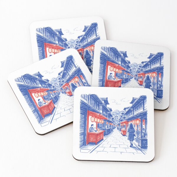 Item preview, Sketch-Style Japanese Street Market Graphic designed and sold by RickTShop.