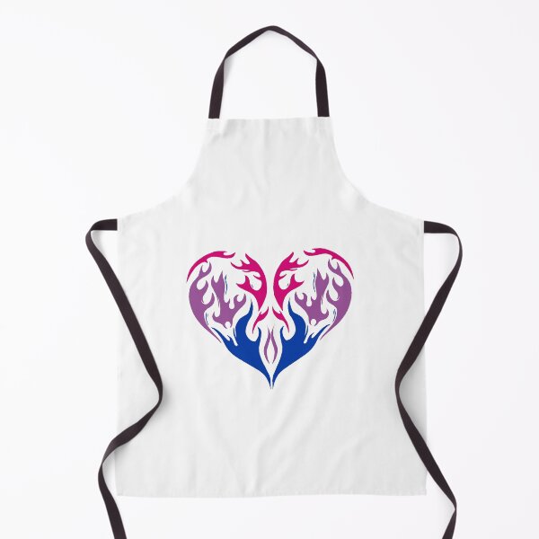 Item preview, Bisexual Flame Heart designed and sold by ThistleAndFang.