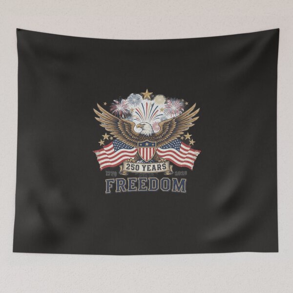 Item preview, 250 Years Strong | America 1776-2026 Independence Day Shirt designed and sold by GreyTee.