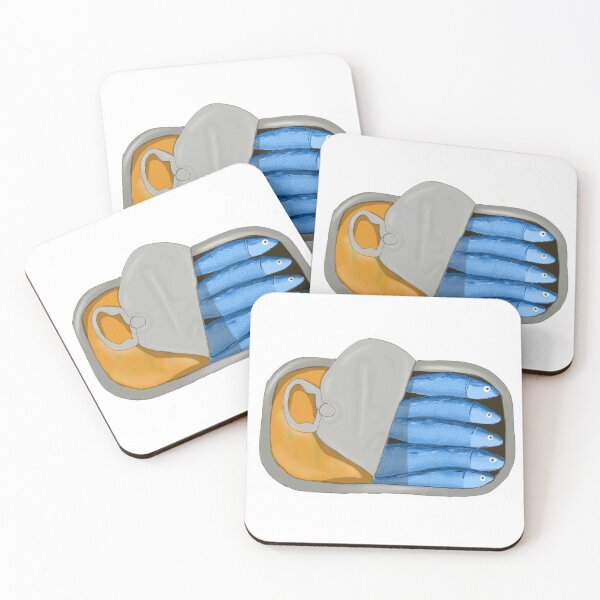 Item preview, trendy can of sardines designed and sold by designintervention.