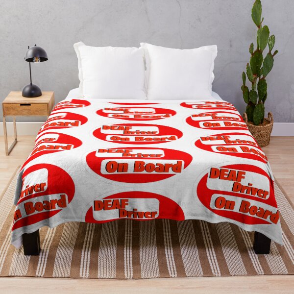 Item preview, Deaf Driver On Board Print Novelty | Bright colors designed and sold by PSST-Design.