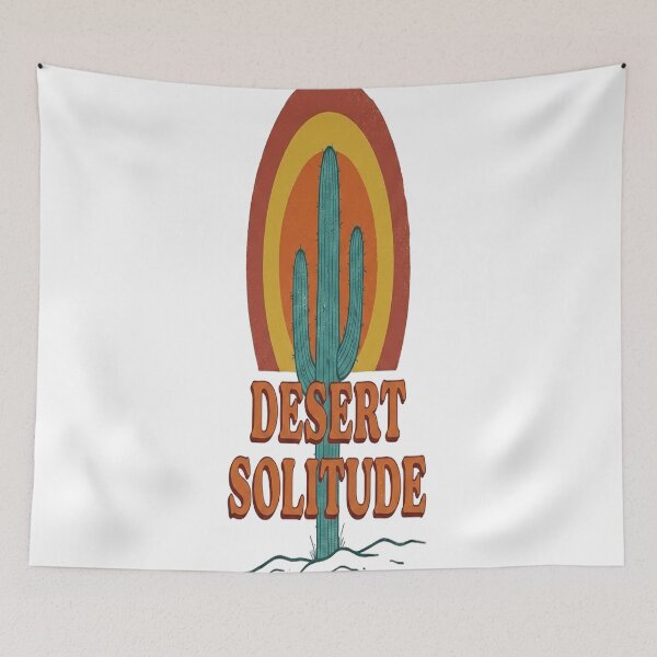 Item preview, Desert Solitude Retro Cactus Sunset Vintage Graphic designed and sold by moses10.