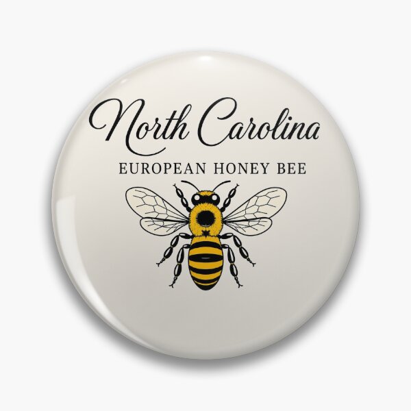 Item preview, North Carolina European Honey Bee Poster designed and sold by The-Drip-Studio.