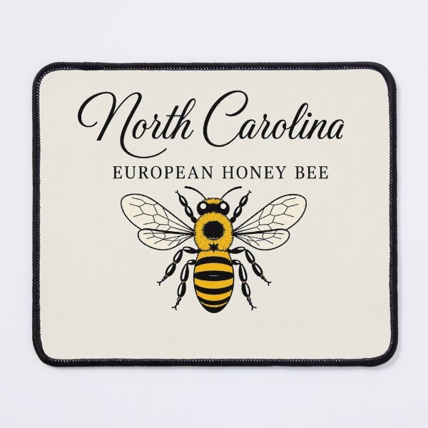 Item preview, North Carolina European Honey Bee Poster designed and sold by The-Drip-Studio.