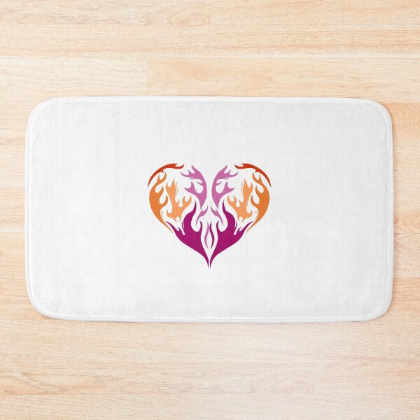 Item preview, Lesbian Flame Heart designed and sold by ThistleAndFang.
