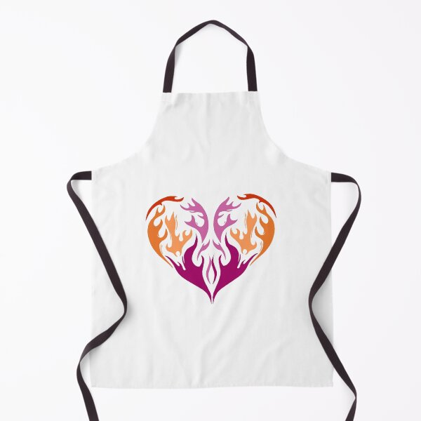 Item preview, Lesbian Flame Heart designed and sold by ThistleAndFang.