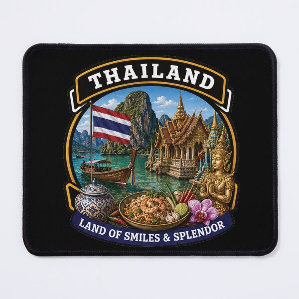 Item preview, Thailand – Land of Smiles and Temples designed and sold by GnuArt.