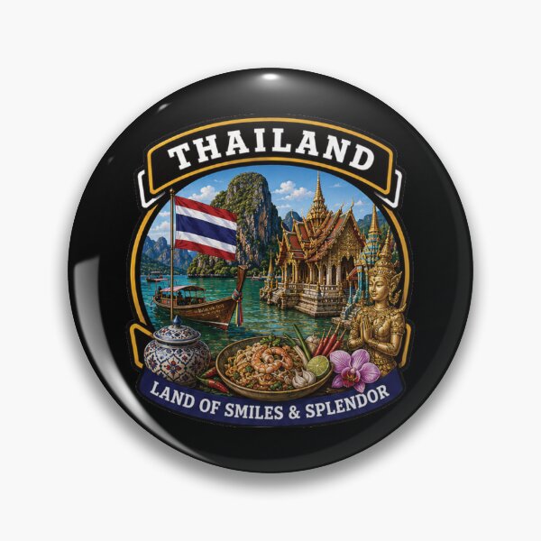 Item preview, Thailand – Land of Smiles and Temples designed and sold by GnuArt.