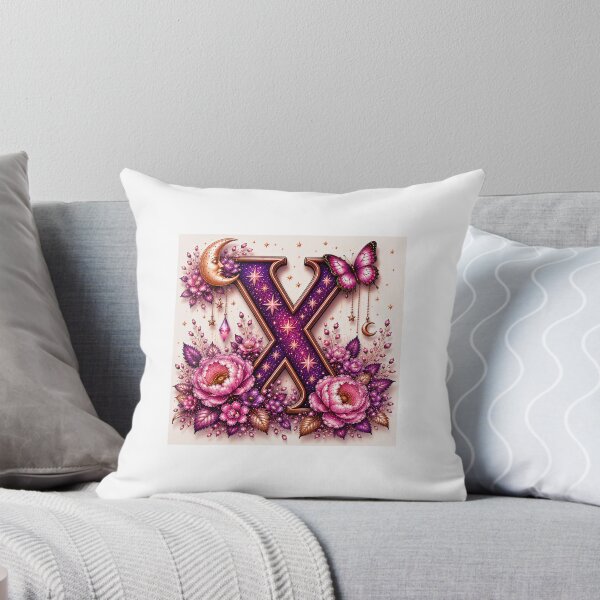 Item preview, Celestial Floral Letter X designed and sold by DaryaArtFrance.