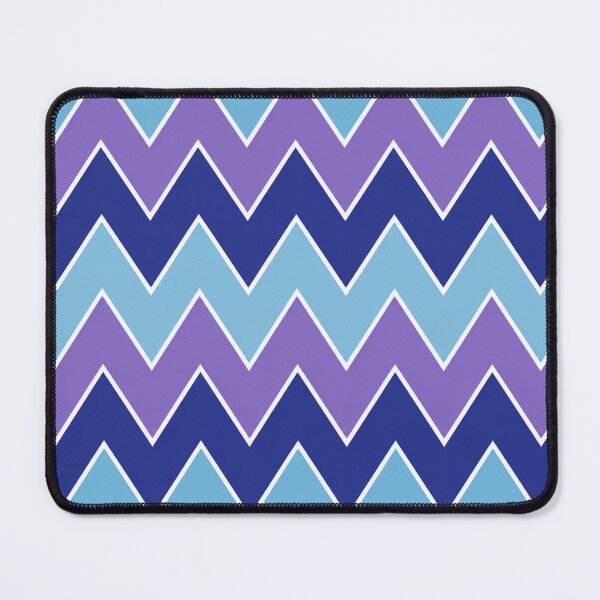 Item preview, zig zag pattern blue purple cyan designed and sold by coolcat4747.
