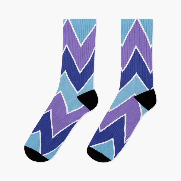 Item preview, zig zag pattern blue purple cyan designed and sold by coolcat4747.