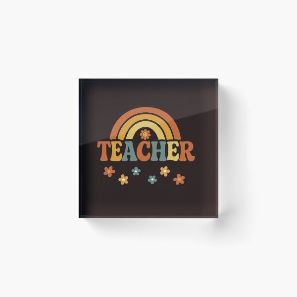 Item preview, Retro Teacher Boho Rainbow Floral Classroom Decor Gift designed and sold by Color World.