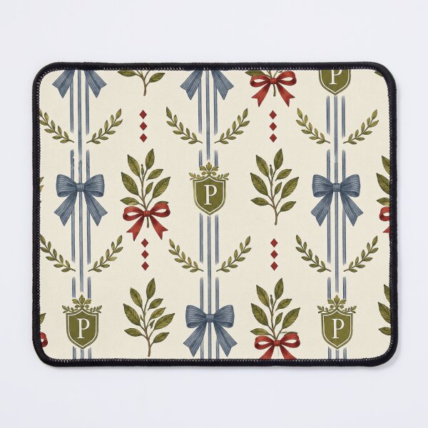 Item preview, Posh and preppy pattern P monogrammed  designed and sold by Roxburylane.