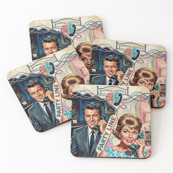 Item preview, Pillow Talk Movie Art – Iconic Mid-Century Romance Fine Art  designed and sold by Art's Diner.
