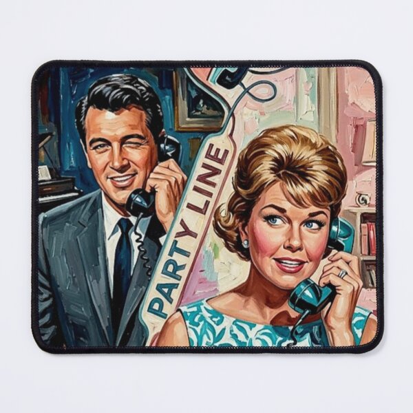 Item preview, Pillow Talk Movie Art – Iconic Mid-Century Romance Fine Art  designed and sold by Art's Diner.