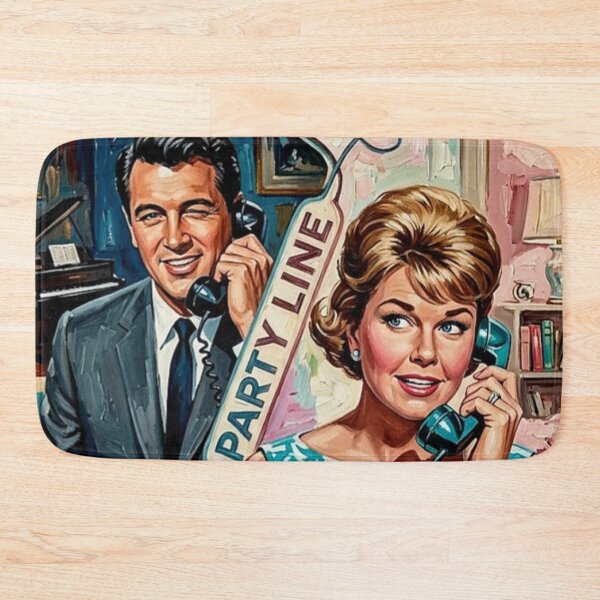 Item preview, Pillow Talk Movie Art – Iconic Mid-Century Romance Fine Art  designed and sold by Art's Diner.