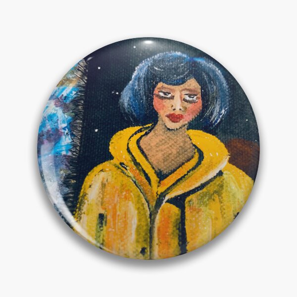 Item preview, Yellow my hair is blue coat, yep! designed and sold by Glorimagi.