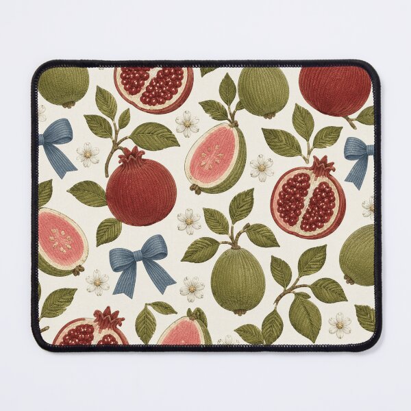 Item preview, Guava and pomegranate pattern designed and sold by Roxburylane.