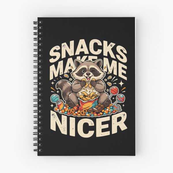 Item preview, Snacks Make Me Nicer designed and sold by Bone & Blade.