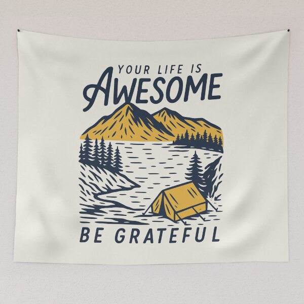Item preview, Your Life Is Awesome Be Grateful designed and sold by Craigonart.