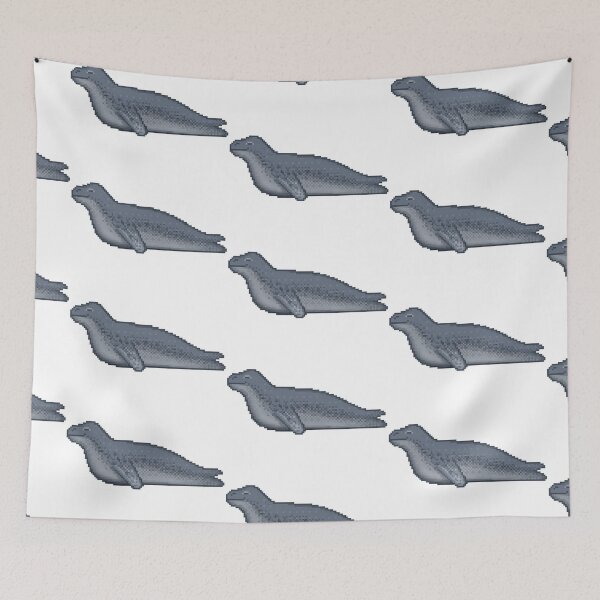 Item preview, Leopard seal pixel art designed and sold by petselkie.