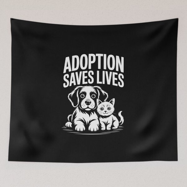 Item preview, ADOPTION SAVES LIVES designed and sold by jkrphoto.