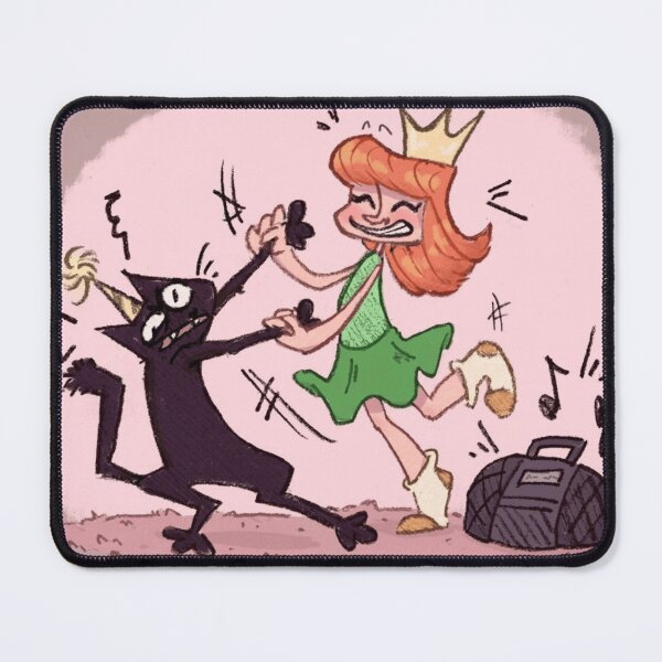 Item preview, Dancing Girl and Black Cat designed and sold by Apple-Cate.