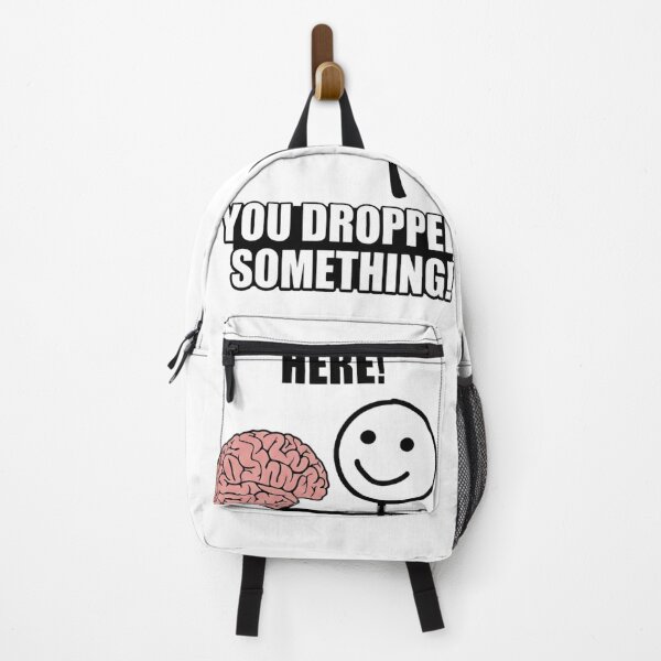Item preview, Here You Dropped Something Funny Brain Stickman designed and sold by RoyalDeluxGo.