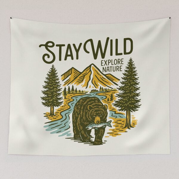 Item preview, Stay Wild designed and sold by Craigonart.