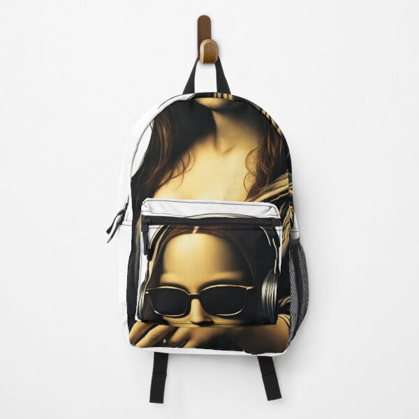 Item preview, Mona Lisa DJ Funny Music Parody Design | Classic Art Meets DJ Culture designed and sold by GarnerSupplyCo.
