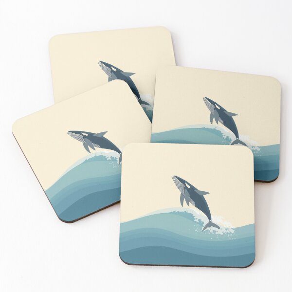Item preview, Majestic Whale Breach Minimalist Geometric Papercraft Aesthetic designed and sold by TheAkyolStudio.