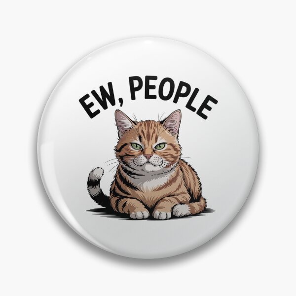 Item preview, Ew People Funny Cat Shirt | Introvert Cat Lover Design designed and sold by Cool-cat-art.
