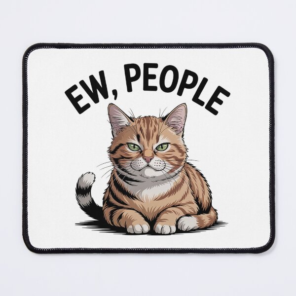 Item preview, Ew People Funny Cat Shirt | Introvert Cat Lover Design designed and sold by Cool-cat-art.