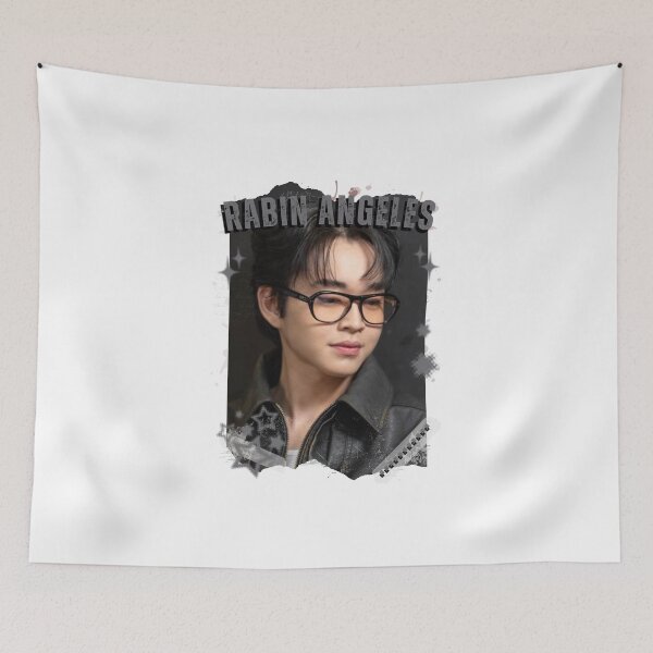 Item preview, Rabin Angeles Rabin Josh Macarayo Angeles Korean Actor Kdrama Korea Entertainment Collage Digital Art Portrait designed and sold by AJUNICE STUDIO.