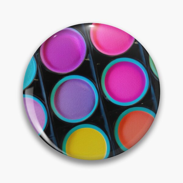 Item preview, Art - Neon Makeup Palette, Abstract and Geometric Composition designed and sold by Reverso-Design.