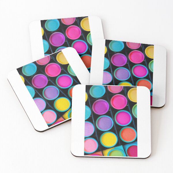 Item preview, Art - Neon Makeup Palette, Abstract and Geometric Composition designed and sold by Reverso-Design.