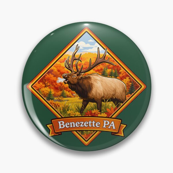 Item preview, Benezette Pennsylvania  designed and sold by Broken Antler Designs .