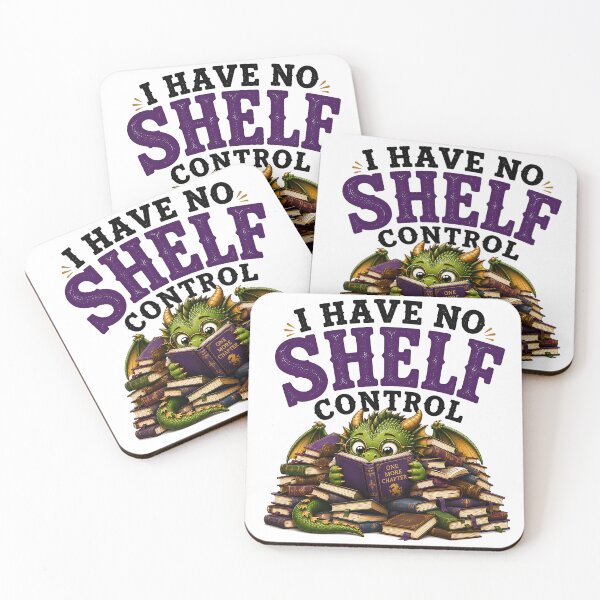 Item preview, I Have No Shelf Control – Funny Book Dragon Reader Design designed and sold by Digital Culture Studio.