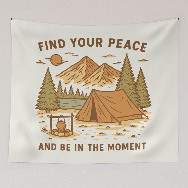 Item preview, Find Your Peace and Be in the Moment designed and sold by Craigonart.