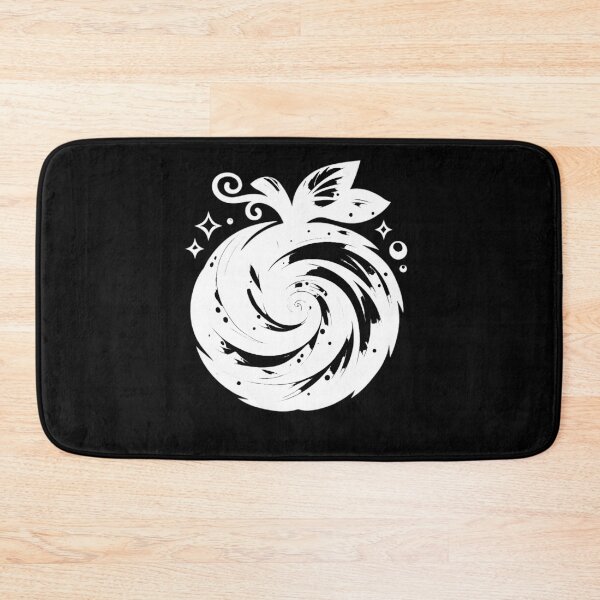 Item preview, Stylized black and white fruit with a swirl (negative ver) designed and sold by Moonshroomarts.