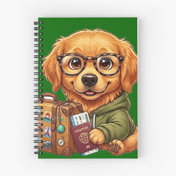 Item preview, Travel Dog – Cute Golden Retriever Adventure Traveler Gift for Dog Lovers designed and sold by Wild Horizon Studio.