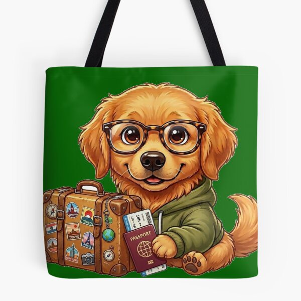 Item preview, Travel Dog – Cute Golden Retriever Adventure Traveler Gift for Dog Lovers designed and sold by Wild Horizon Studio.
