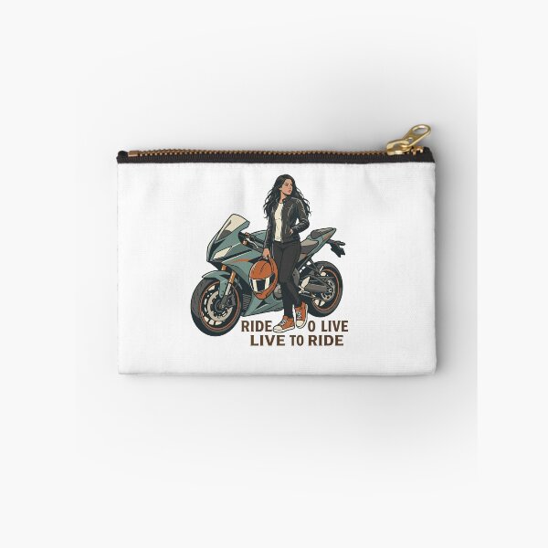 Item preview, Ride to Live, Live to Ride – Biker Girl Edition designed and sold by AVStudioS&S.