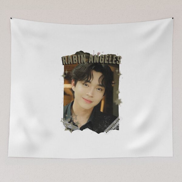 Item preview, Rabin Angeles Rabin Josh Macarayo Angeles Korean Actor Kdrama Korea Entertainment Collage Digital Art Portrait designed and sold by AJUNICE STUDIO.