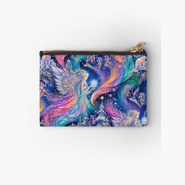 Item preview, The Aurora Fairy Seamless Pattern - Northern Lights Goddess, Art Nouveau Arctic Fantasy, Polar Bear Magic, Celestial Winter Repeat, Ethereal Borealis Dance, Fairycore Snow designed and sold by Natalia-Vlad.